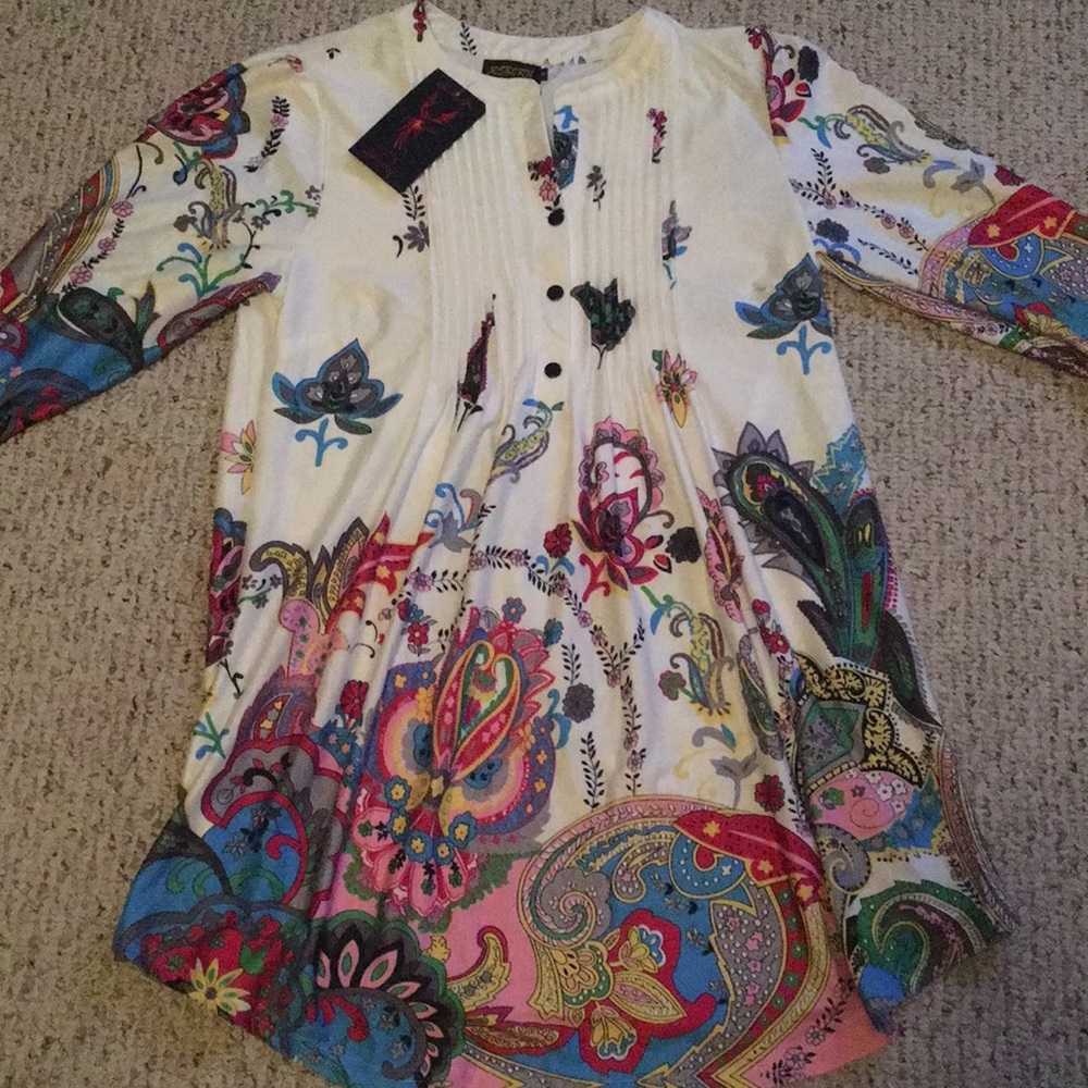 NWT Reborn White Tunic